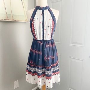 Jaase Backless Halter Neckline Dress S